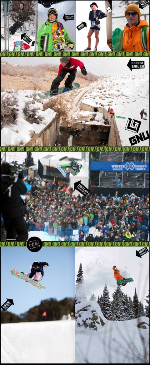 Gnu Riders to Headline Session 3 at Camp Woodward in Copper Colorado Gnu Riders to Headline Session 3 at Camp Woodward in Copper Colorado
