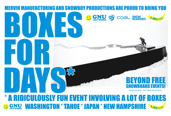 Image From BOXES FOR DAYS* – THE TOUR!