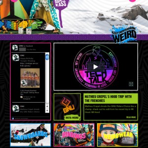 Image From GNU LAUNCHES 2012/2013 SNOW LINE-UP