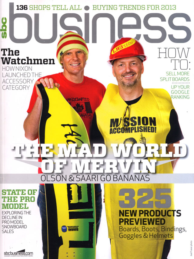 SBC Business: The Mad World of Mervin The marvelous mad world of Mervin. Three decades of domestic manufacturing and the mavericks who made and broke the mould. A feature story on the owners of Mervin Mike Olson and Pete Saari.