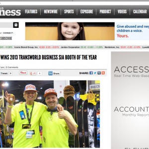 Image From Mervin Wins 2013 TransWorld Business SIA Booth Of The Year