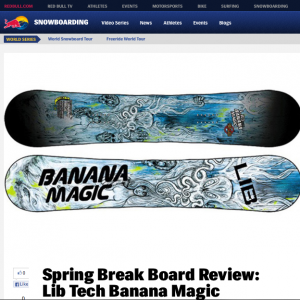 Image From Review: Redbull.com Spring Break Board Review for Banana Magic