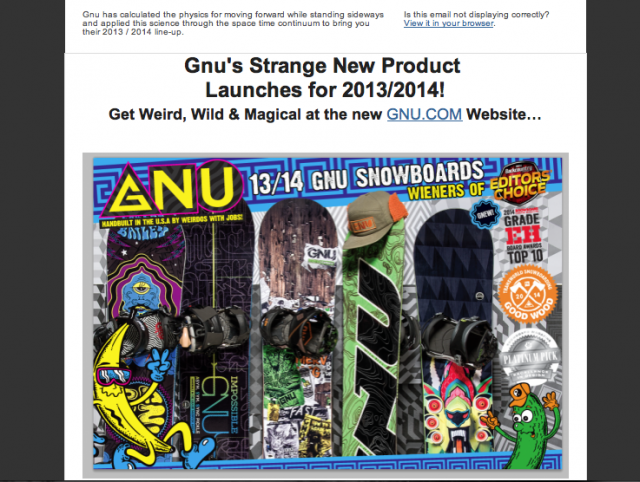 13/14 Gnu Product Launch Press Release