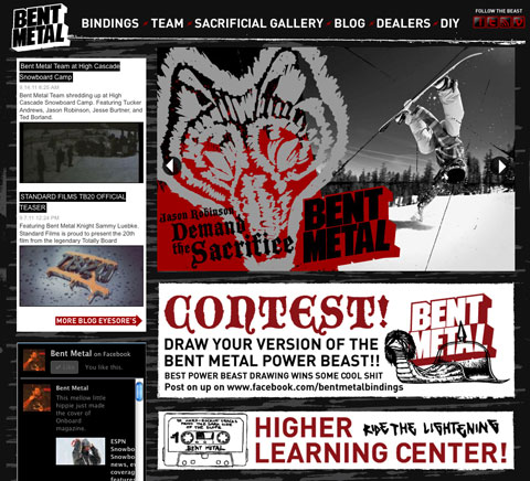 Image From Behold, Feast Your Eyes on the New Bent Metal Website!