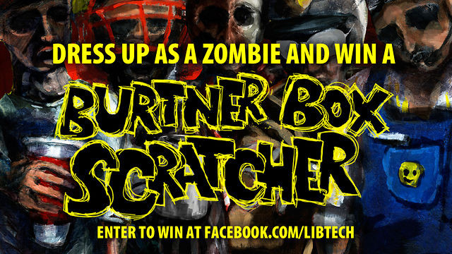 Image From Lib Tech Eat Your Brains! Zombie Contest for a Burtner Box Scratcher!