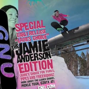 Image From Introducing Special Early Release Gnu “Ladies Choice” The Jamie Anderson Edition