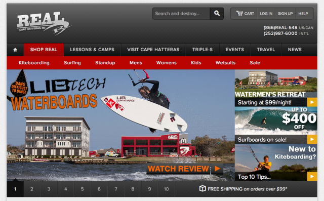 Screen Shot Real World Watersports