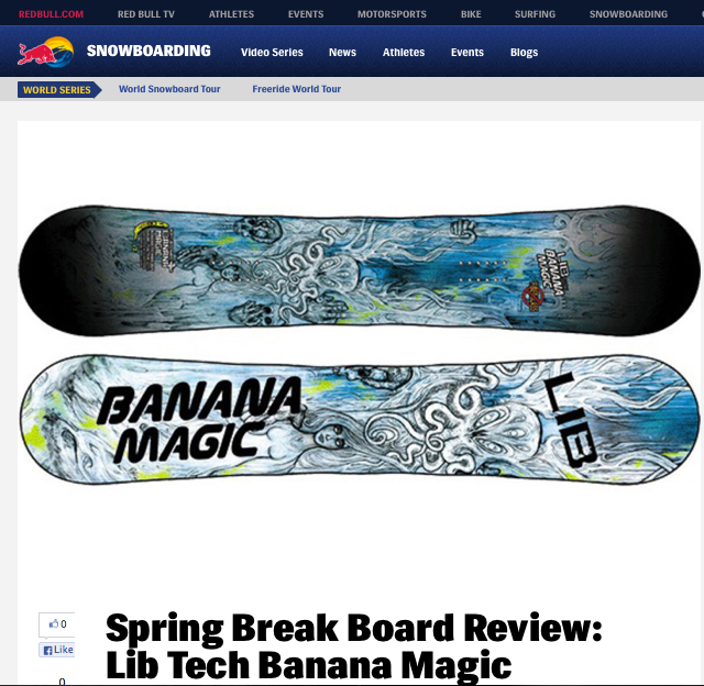 Image From Review: Redbull.com Spring Break Board Review for Banana Magic