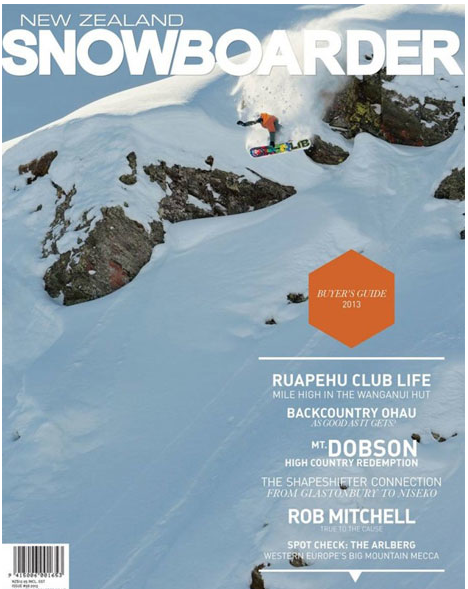 NZ Snowboarder Cover