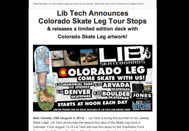 Press Release Image CO Skate Leg