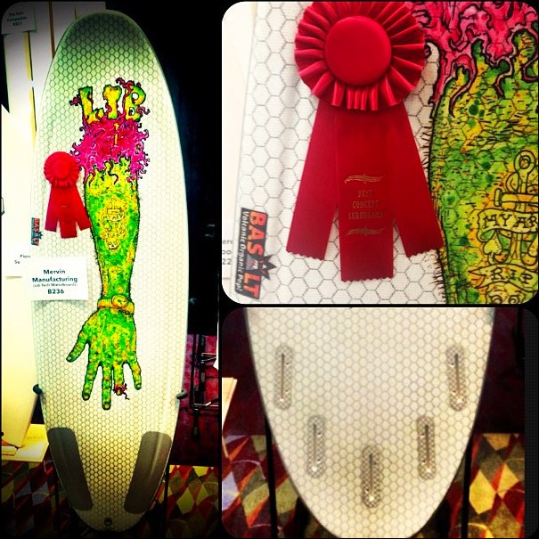 The revolutionary Lib Tech Waterboard surf program was recognized as the “Best Concept Board” for the Ramp Series at The Boardroom at Surf Expo Orlando!