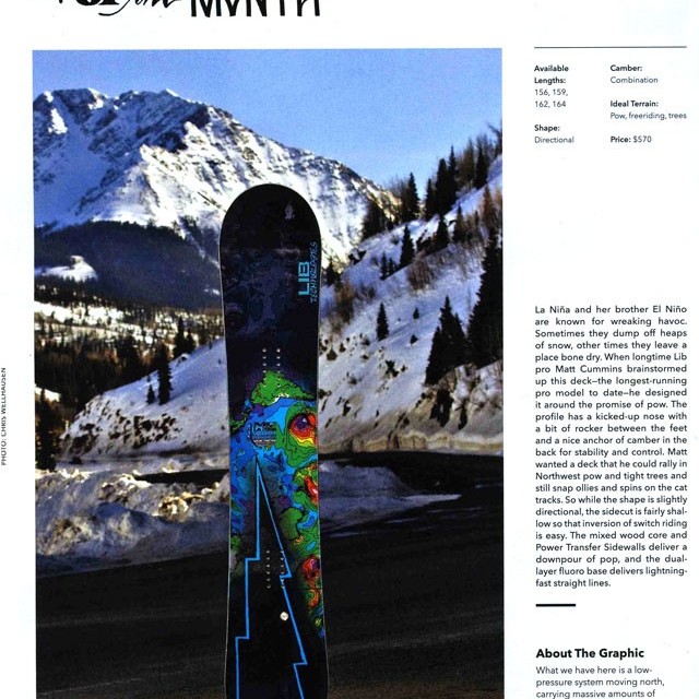 Image From TWS: Board of the Month – La Niña