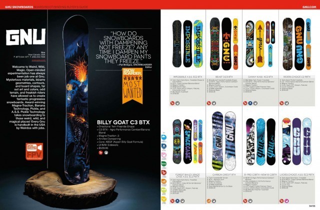 Image From Snowboarder Magazine’s Most Wanted – Billy Goat C3 BTX