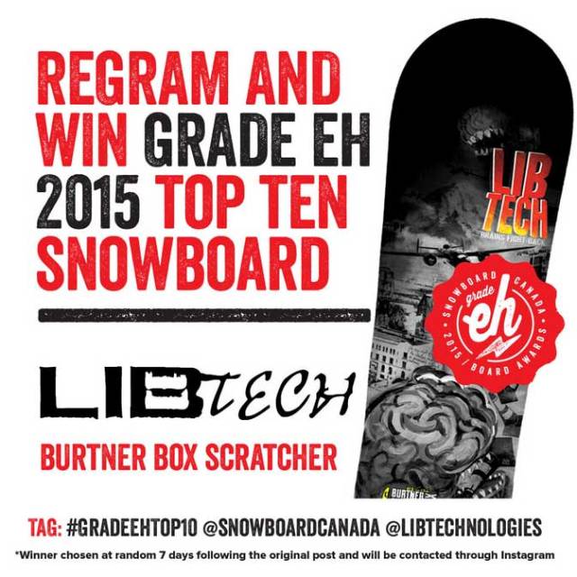 Image From Boxscratcher Grade Eh! Give away – Snowboard Canada