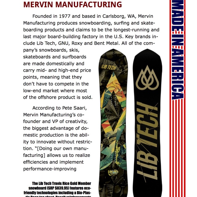 Image From SGI Weekly Intelligence Features Mervin Mfg.
