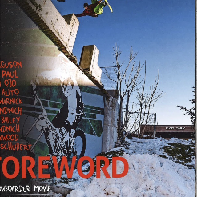 Image From Special Edition of Snowboarder Magazine for FORWARD – The Snowboarder Movie