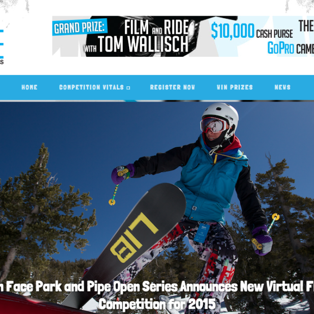Image From Jr. Ripper Cole Lyon Featured in The North Face Park & Pipe Open Series Contest