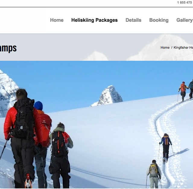 Image From Kingfisher Heli camp with Maria Debari !