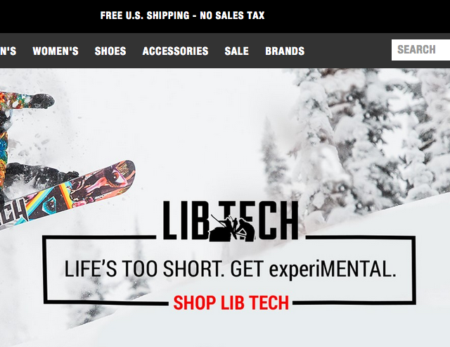 Image From Lib Tech Featured on Header of Tactics.com