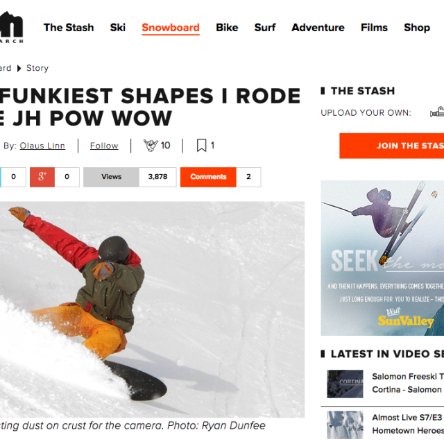 Image From TGR Presents: The Five Funkiest Shapes I Rode at the JH POWWOW