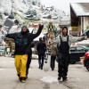 Fredi and Sammy had an epic time in Champery