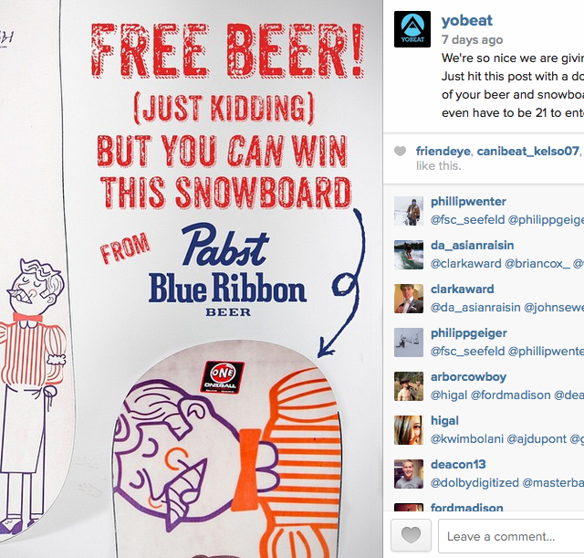 Image From Yobeat Gives Away Lib Tech x PBR Collab Board