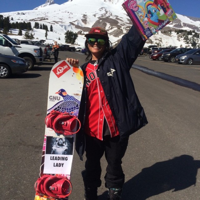 Image From Naima Antolin Earns “Leading Lady” Title at Airblaster Board Games
