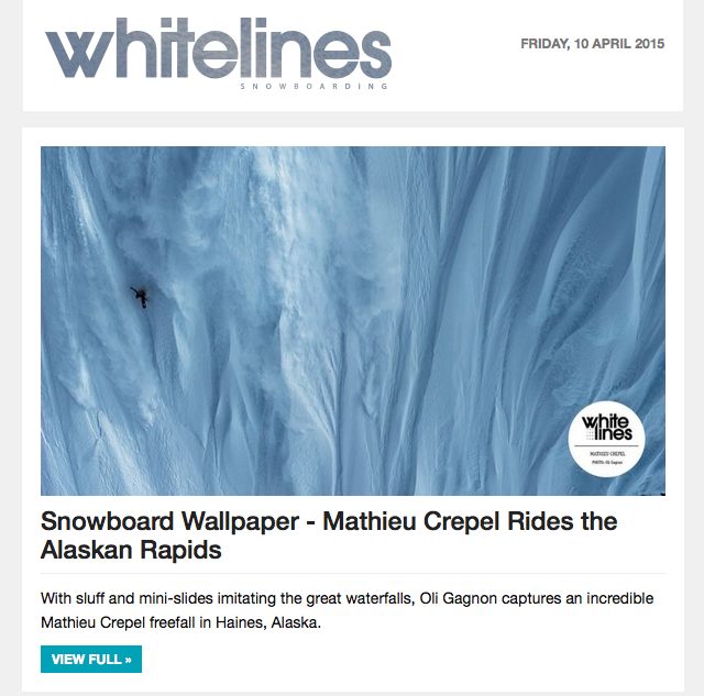 Image From Fredi K and Mathieu Crepel Featured in Whitelines Newsletters