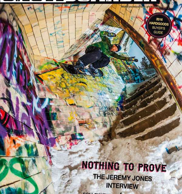 Image From Snowboarder Magazine – September 2015 – OUT NOW !!
