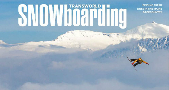 Image From HOT OFF THE PRESS: Transworld Snowboarder November 2015