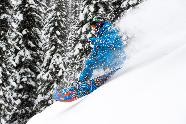 Jamie Lynn riding the new Bent Metal Snowboard Bindings