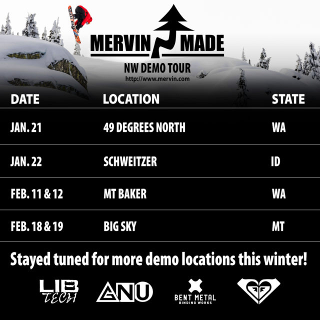 Image From PNW Demo Tour January & February